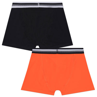 Set boxer BOSS negro/naranja para niño